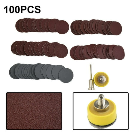 

1 inch Flocking Sandpaper 25mm Sanding Disc Grinding Wood Polishing Set