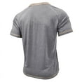 thumbnail image 4 of Jamicy Short Sleeve Tops for Men Gift for Men Men’S Henley Shirts Short Sleeve Casual Button Basic Tee Shirts Summer Lightweight T Shirts, 4 of 6