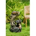 thumbnail image 5 of 16.9x15x31.3" Decorative Brown Otter Design with Light and Pump for Indoor and Outdoor Use, 5 of 7