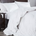 thumbnail image 2 of Puredown Heavy Fill White Goose Down Comforter 400 Thread Count 600 Fill Power Egyptian Cotton, Twin Size, White, 2 of 3