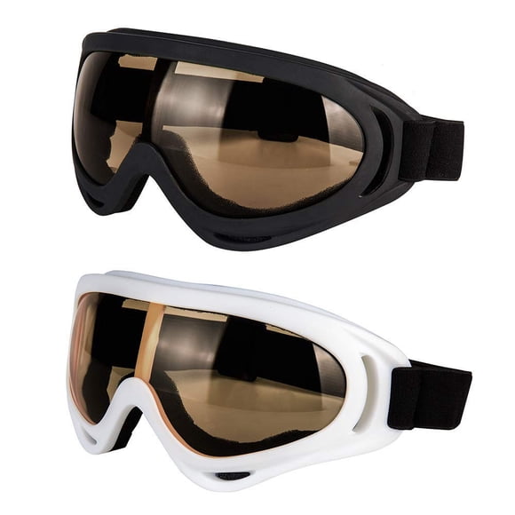 Juego de 2 gafas LJDJ para moto, antirayos UV, para hombres, mujeres y niños