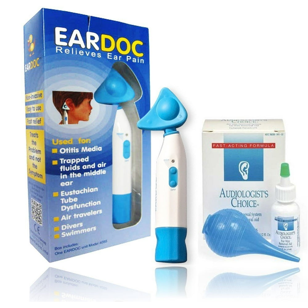 EarDoc Eustachian Tube Massaging Ear Relief System and Audiologist's