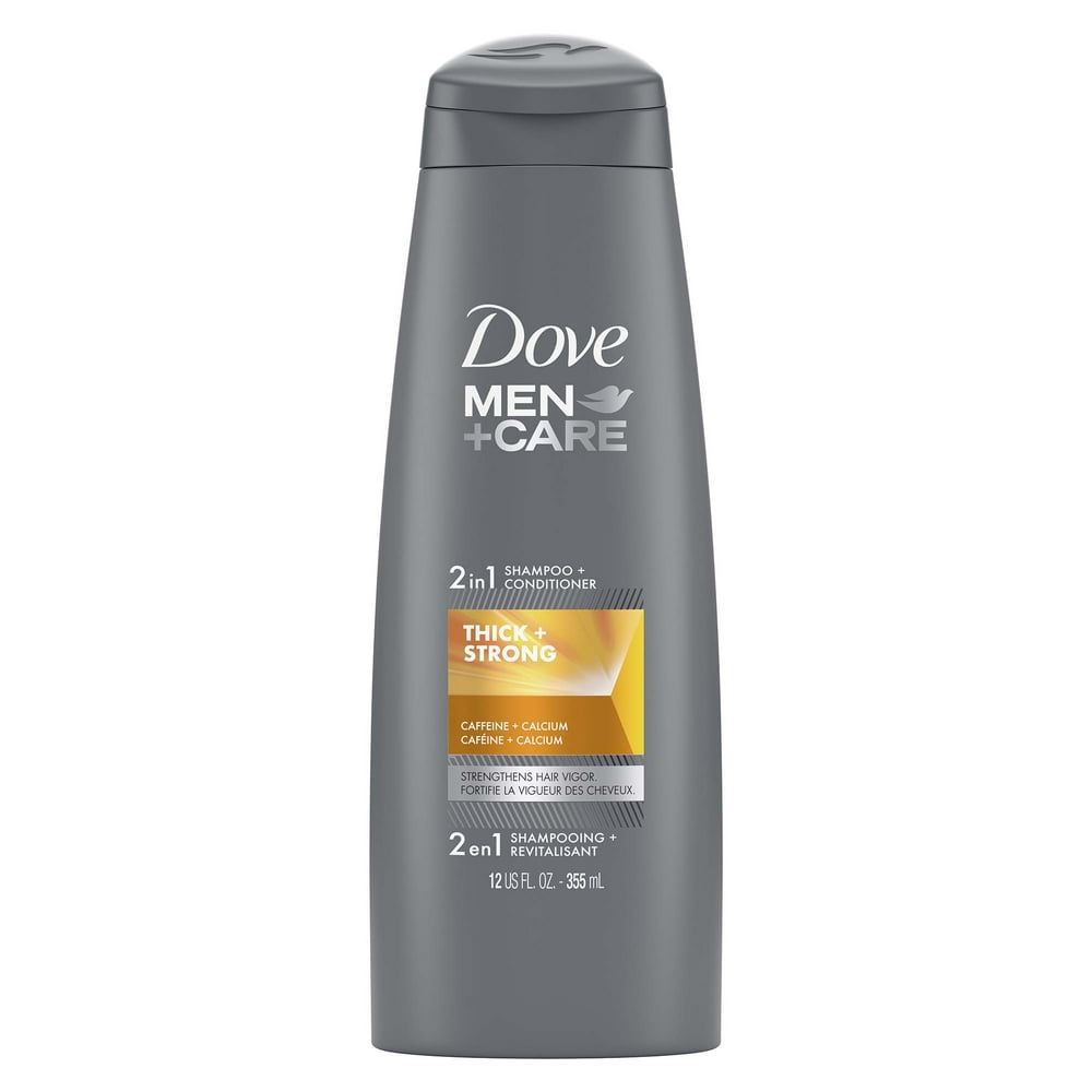 Dove Men+Care Thick and Strong 2 in 1 Shampoo and Conditioner 12 oz