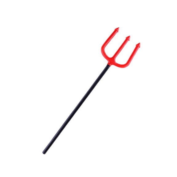 Halloween Devil Pitchfork Prop Costume Accessory Trident Weapon Decor Scary Haunted House Theme Party Role Play Tool A