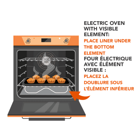 Range Kleen Oven Liner, Household, Reusable Oven Liner, 16.25" x 23", 1 Count