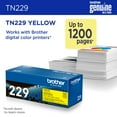thumbnail image 5 of Brother Genuine TN229Y Standard Yield Yellow Toner Cartridge, 5 of 13
