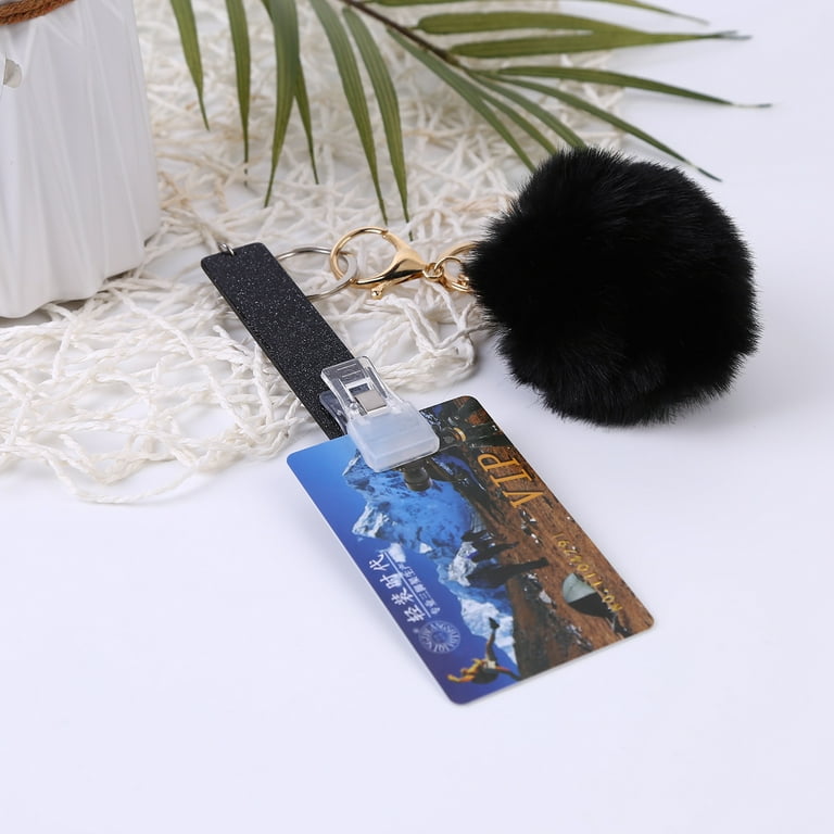 Contactless Credit Cards Puller Card Grabber for Long Nails with Hairball  Plastic Clip Multifunctional Acrylic Plush Keychain - AliExpress