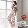 thumbnail image 5 of Rateoe Rose Flowers Pattern Women’s Ultra-Soft Comfy Pajama Lounge Pants Sleepwear,Comfortable Lounge Wear,lightweight Pajamas, Casual Home Wear-Small, 5 of 6