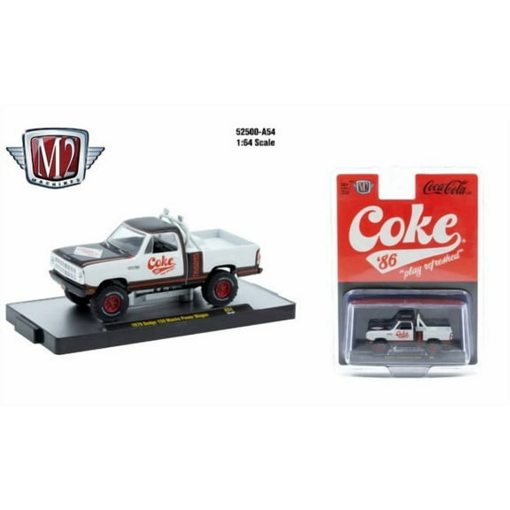 M2 Machines Coca-Cola Release A54 1970 Dodge 150 Macho Power Wagon