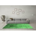 thumbnail image 3 of Ahgly Company Indoor Square Medallion Emerald Green Traditional Area Rugs, 7' Square, 3 of 4