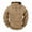 Khaki, variant on Men's Henley Button Pullover Hoodie with Drawstring Kangaroo Pocket & Raglan Sleeves, Casual Sweatshirt, Soft Fall Winter Basic Daily Hoodie Wine S