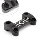 thumbnail image 1 of Abrazadera de cubierta superior para elevadores de manillar CNC apta para BMW R NINE T R9T Sc para motor Rambler negro, 1 of 4