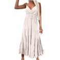 thumbnail image 2 of Drses Women's Floral Print Maxi Dresses Sleeveless Sleeves Boho Empire Waist Dress, 2 of 6