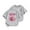 Grey, variant on Tiijoy Toddler Girls Graphic Tee Fashion Letter Print T-Shirt Short Sleeve Crew Neck T Shirt