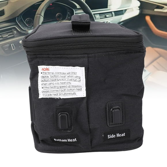 Portable Lunch Heater, Aluminum Film Short Circuit Prevention Car Electric Food Heater Multifunctional for Milk Bottle
