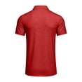 thumbnail image 7 of Trgacdwlo Ice Silk Mens Polo Shirts Quick Dry Cooling Short Sleeve Workout Shirts for Men Collared Sun Protection Men's Golf Shirts Red L, 7 of 7