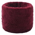 thumbnail image 2 of AWZXDE Women's Lined Thick High-Neck Solid Color Warm Hood Scarf - Cozy Winter Head & Neck Wrap Burgundy,One Size, 2 of 5