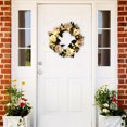 thumbnail image 2 of Large Rose Wedding Garland Wreath Spring Summer Valentine's Day Flower Home Holiday Decoration Door Hanging, 2 of 7