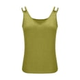 thumbnail image 4 of DHFJKG Women's Camisole Tank Top Deep V Neck Casual Solid Color Sleeveless Loose Fit Summer Cami Shirt Comfortable Daily Wear Versatile Tops, 4 of 5