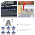thumbnail image 3 of Refrigerator Stickers Magnetic Reflective Holiday Decorative Tiles for Bike Usa Flags 4th of July Independence Magnets, 3 of 6
