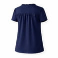 thumbnail image 2 of Blusa George para Mujer, Manga Corta Marino Talla Ch, 2 of 4
