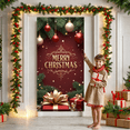 thumbnail image 2 of Festive Design Merry Christmas Banner Elegant Decoration Holiday Atmosphere Gift Elements Vibrant Colors for Christmas Party Holiday Event Winter Celebration, 2 of 9