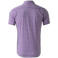 thumbnail image 3 of IROINNID Men's Short Sleeve Hawaiian Style Printed Fashion Blouse, 3 of 8