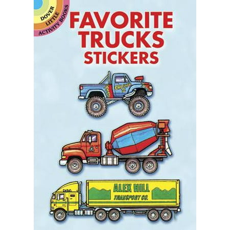 Construction Trucks Stickers - Dover Little Activity Books: Favorite Trucks Stickers (Paperback)