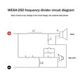 thumbnail image 2 of Treble+Bass 2 Way Speaker Crossover HiFi High-Fidelity Frequency Divider Fever Bookshelf Speaker Modified Audio Divider, 2 of 5
