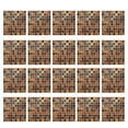 thumbnail image 2 of 12pcs Home Decorative Tile Stickers Mosaic Tiles Stickers Bathroom And Kitchen Tile Decals Self Adhesive Sticker Home Decor marrón perfecl Etiqueta de la pared autoadhesiva, 2 of 8