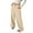 1#Khaki, variant on Tiijoy Little Girls Corduroy Pants Loose Fit Straight Leg Pants with Pockets, Sizes 5-14