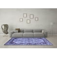 thumbnail image 3 of Ahgly Company Indoor Rectangle Abstract Blue Modern Area Rugs, 8' x 10', 3 of 4