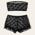 thumbnail image 4 of Women's Chemises Negligees Padded Underwear Women 3x Silk Lingerie for Women Long Women's Lingerie plus Size plus Size Christmas Corset Sexy Christmas for Sexy on Clearance Black 2XL, 4 of 7