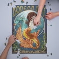 thumbnail image 3 of Bodega Bay, California, Mermaid (1000 Piece Puzzle, Size 19x27, Challenging Jigsaw Puzzle for Adults and Family, Made in USA), 3 of 4