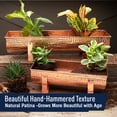 thumbnail image 2 of Kings County Tools 15.5” Indoor/Outdoor Copper Window Planter Box, 2 of 6