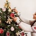 thumbnail image 3 of Navidad Transparente De 24 Uds., Colgante De Gota Colgante De Navidad Diy, Adorno De Bola De Plástico, Adorno De Fiesta, Regalo De Decoración Del Hogar Scienceny HA041703-02, 3 of 6