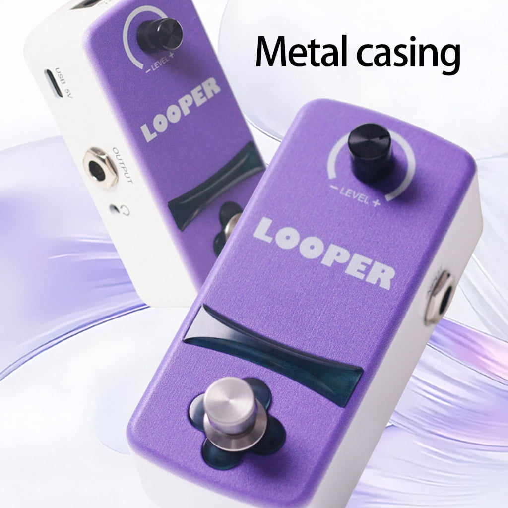 Small Guitar Effect Looper Ideal for Traveling Musicians and Loop Recording