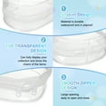 thumbnail image 3 of Figure Display Bag, 6.1 x 3.1 x 7.3" Oval Dolls Display Bag, Clear, 3 of 6
