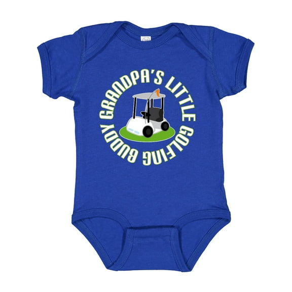 Inktastic Grandpa's Little Golf Buddy Boys Baby Bodysuit