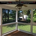 thumbnail image 4 of SNAPP PVC Track Screen Porch Kit, White 94 inch 10 Pack Tracks, 100 feet Round Spline, 100 Screws and Roller, 4 of 9