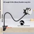 thumbnail image 2 of Kuryai Soporte Para Teléfono Con Cuello De Cisne Para Cama [Actualización De Metal Estable] Soporte Flexible Para Teléfono Con Brazo Largo Y Cuello De Cisne Para Escritorio Con Clip De Abrazadera Ajus, 2 of 5