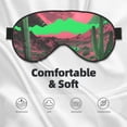 Sleep Mask Neon Desert Moon Light Blocking Eye Masks for Sleep with