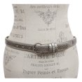 thumbnail image 2 of Women's Riveted Nail Heads Round Circle Studded Skinny Leather Jean Belt, 2 of 3