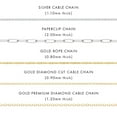 thumbnail image 2 of Personalized Name Necklace Layering Set with Paper Clip Chain, 2 of 8