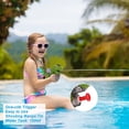 thumbnail image 3 of Pistola de agua para niños, diseño de dinosaurio, juguete compacto para fiestas de verano al aire libre (verde), 3 of 4
