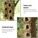 thumbnail image 3 of 1pc de paja pájaro casa de pájaro creativo nido de pájaros colgantes de pájaros nido de reproducción de aves colgantes, 3 of 4