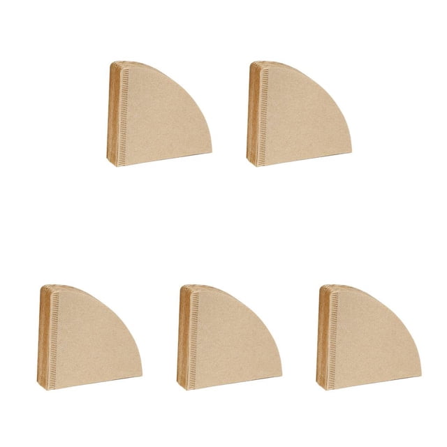 Wosthever 1 caja de máquina de goteo, filtros desechables de papel sin blanquear, papel cónico 1-2, filtros de café sin blanquear, gotero como Type2 NO2