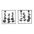thumbnail image 6 of Luxen Home Two Piece Black Metal Flower Wall Panels, 6 of 9