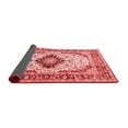 thumbnail image 2 of Ahgly Company Indoor Square Medallion Red Traditional Area Rugs, 6' Square, 2 of 4