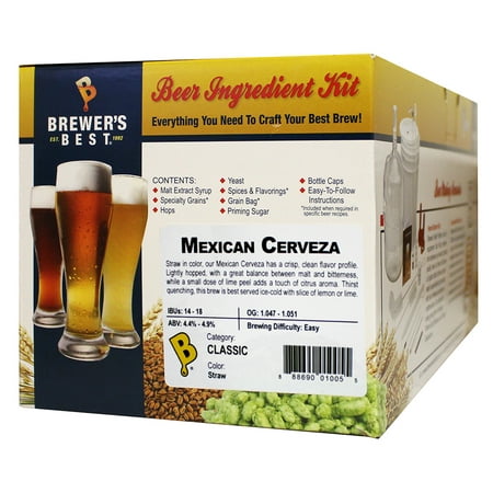 Brewer's Best Home Brew Beer Ingredient Kit - 5 Gallon (Mexican